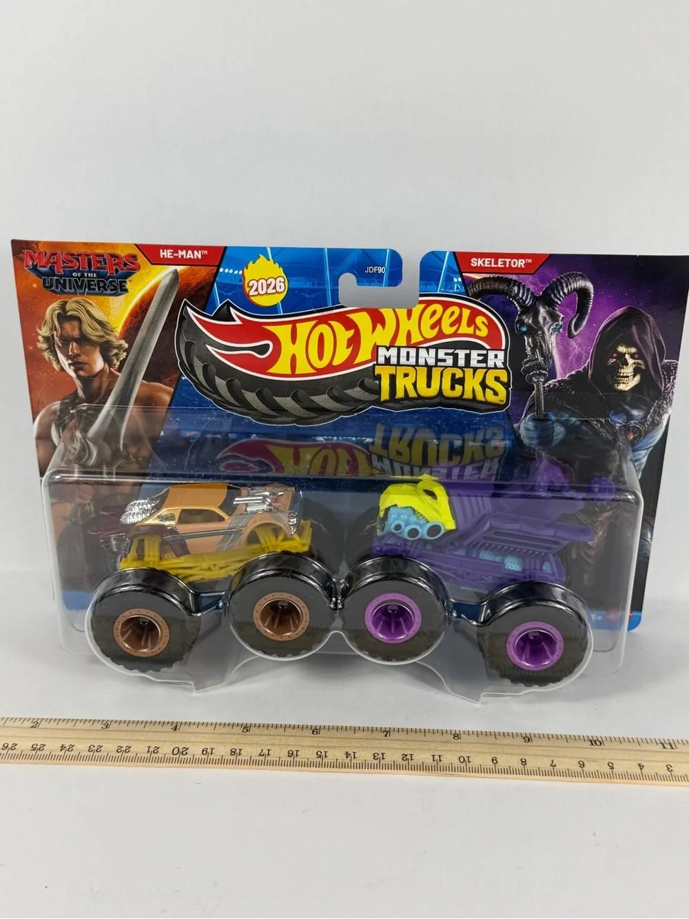 Hot Wheels Monster Trucks NEW He-Man vs Skeletor MOTU Movie Series 2-Pack 2026